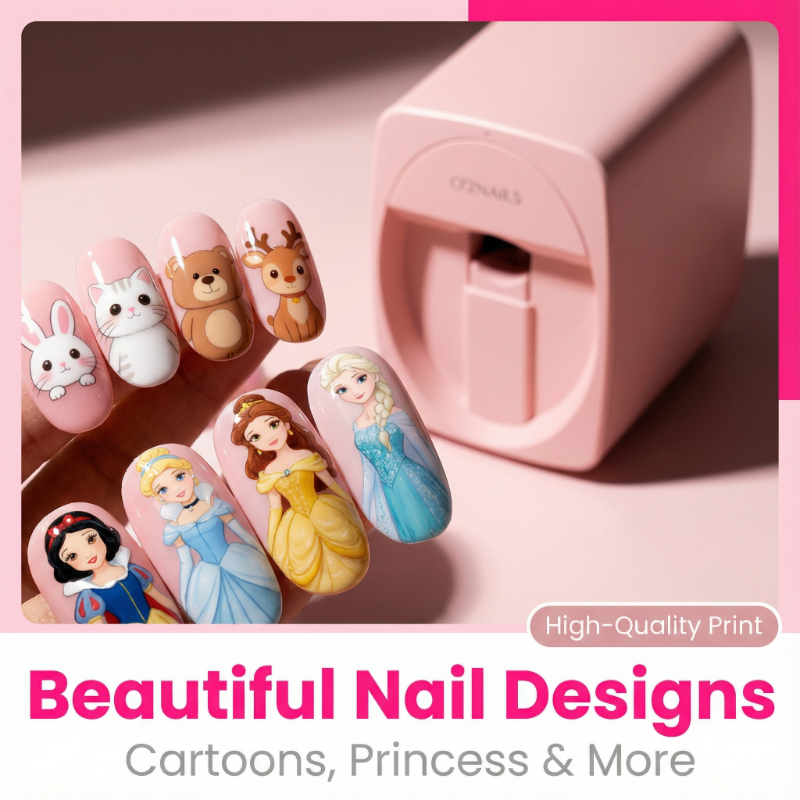 Commercial Nail Printing Machine - Portable 3D Nail Art Printer Smart