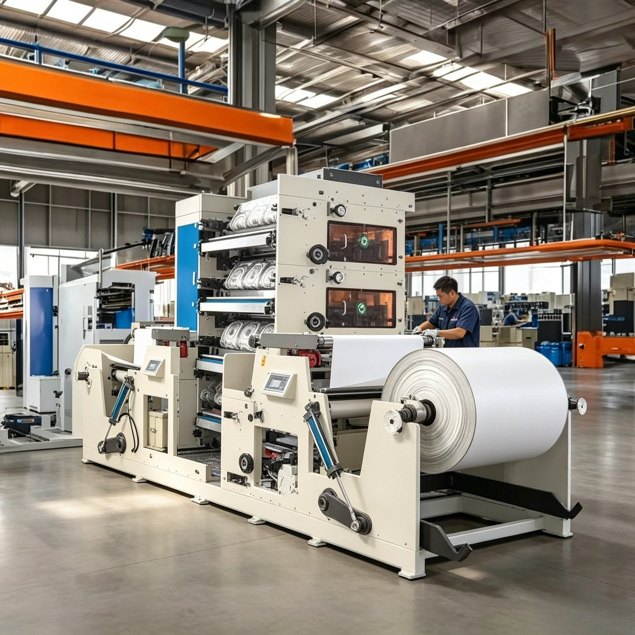 Commercial Flexographic Printing - High Efficiency Flexographic Printing Machine, Ink