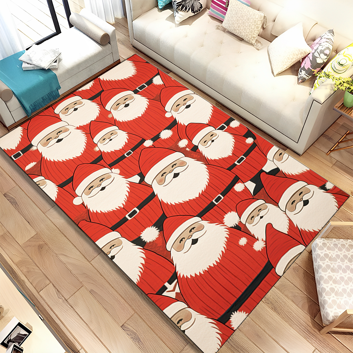 Cute Santa Claus Merry Christm - Commercial Printing For Sale บทวิจารณ์และราคา