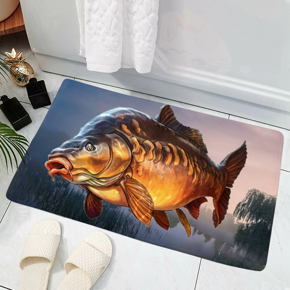 Fish Pattern Mat Hot Sale Mode - Commercial Print Model บทวิจารณ์และราคา