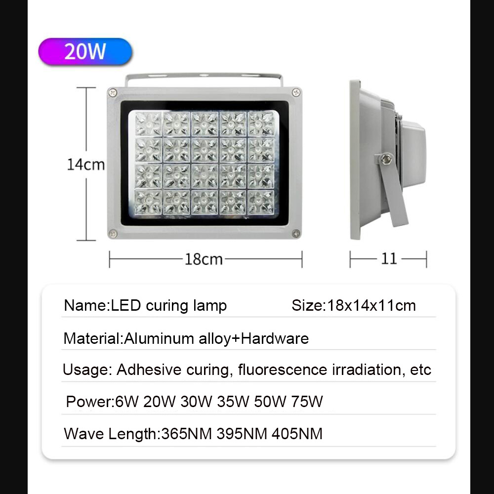 LED UV Curing Lamp 3D Resin Dr - Commercial Resin Printing บทวิจารณ์และราคา
