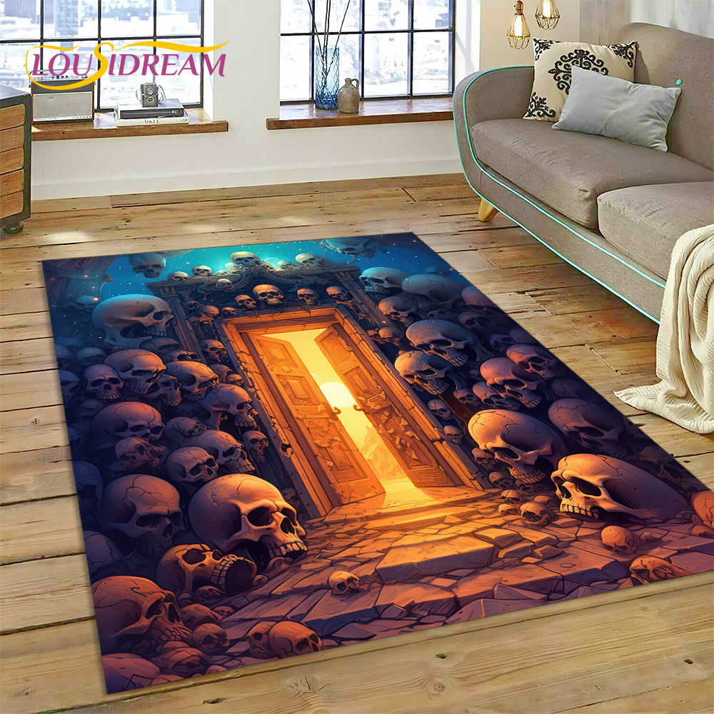 3D Horror Gothic Skull Skeleto - Commercial Printing For Sale บทวิจารณ์และราคา