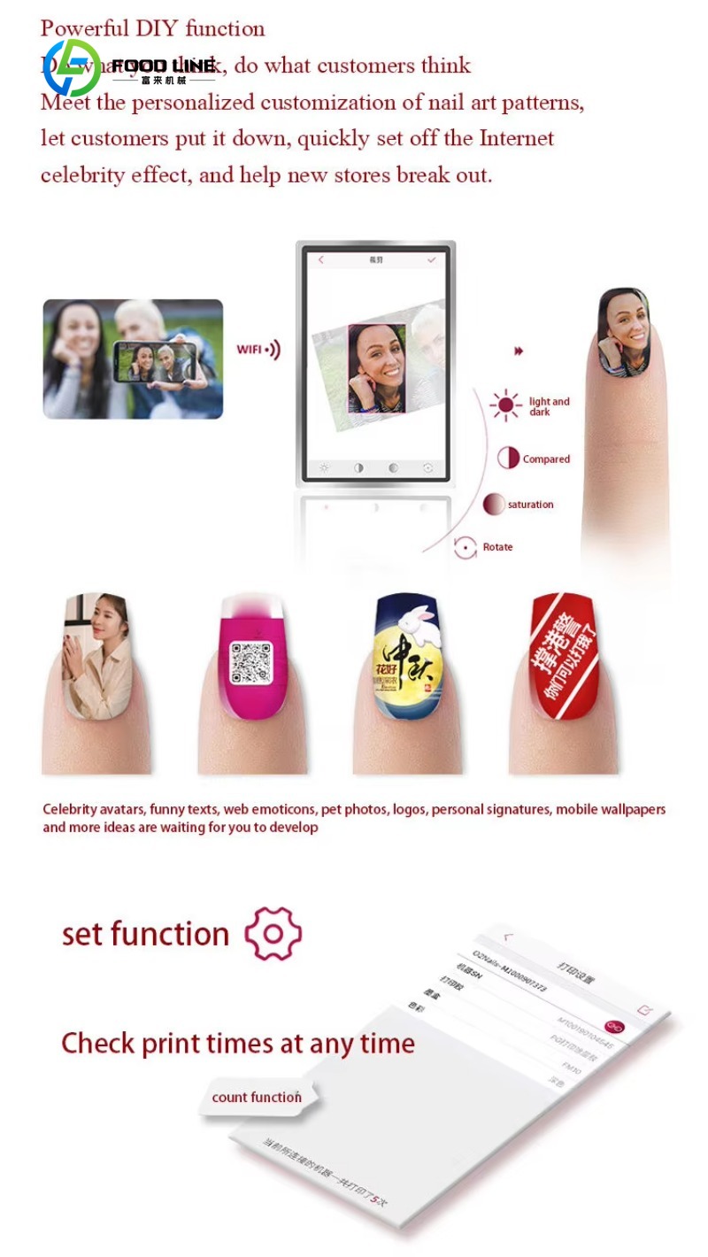 Customized All-in-One 3D Digit - Commercial Nail Printing Machine บทวิจารณ์และราคา