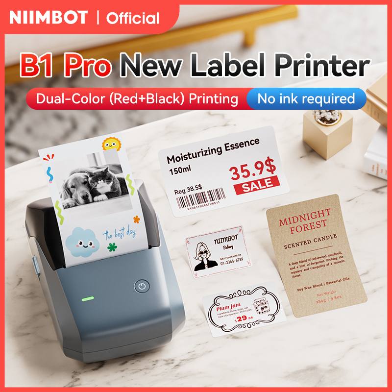 Niimbot B1 Pro Label Printer 3 - Commercial Printing Definition บทวิจารณ์และราคา