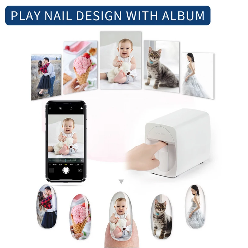 Original Mobile Nail Printer 3 - Commercial Nail Printing Machine บทวิจารณ์และราคา