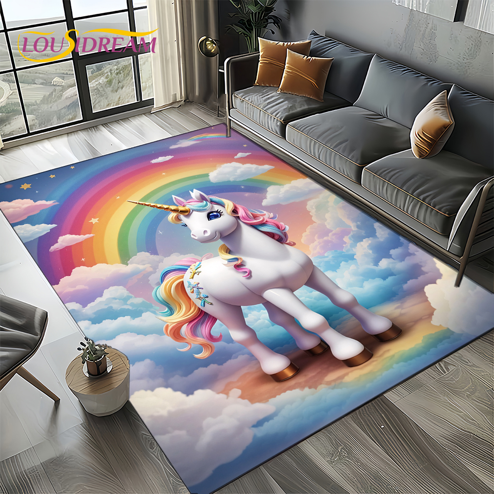 Unicorn Cartoon Cute 3D Dream  - Commercial Printing For Sale บทวิจารณ์และราคา