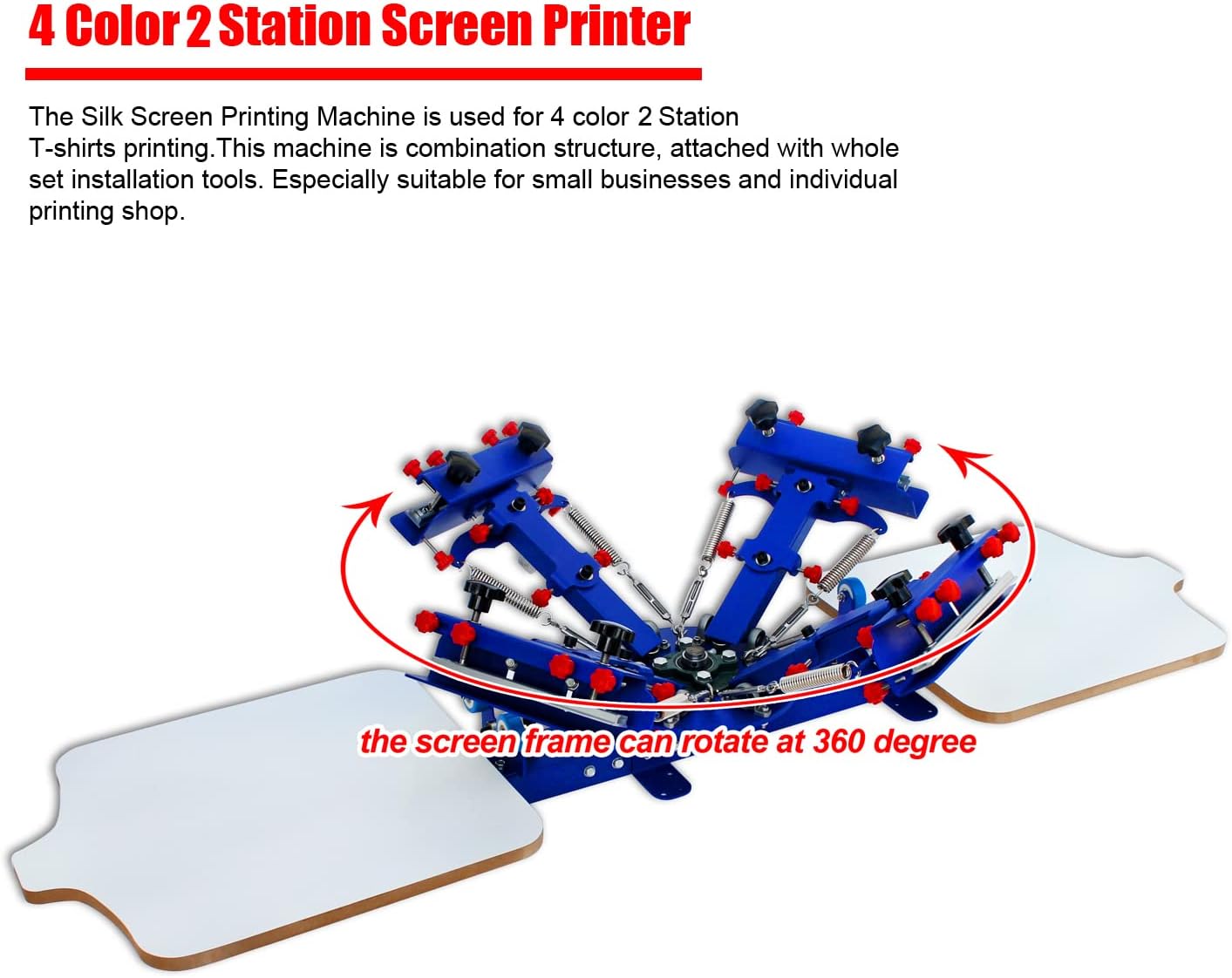 Table Type Screen Printer 4 Co - Print Registration Table บทวิจารณ์และราคา