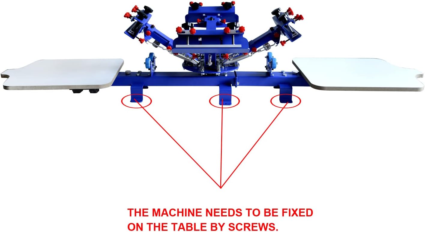 Table Type Screen Printer 4 Co - Print Registration Table บทวิจารณ์และราคา